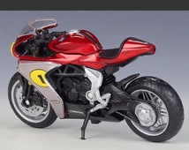 調整価格 完成品 バイク ミニカー 合金 1/18スケール MV AGUSTA Superveloce AGO オートバイ アグスタ スーパーヴェローチェ G056_画像3