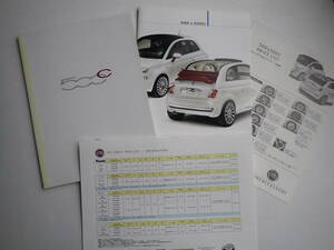 *[ Fiat 500/500C] main catalog together /2010 year 8 month /OP catalog ( price table )& with price list / postage 185 jpy 