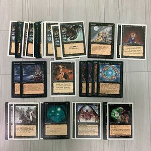 MTG　黒 カード 40枚　Demonic Consultation・悪魔の教示者（3ED）・暗黒の儀式・トーラックへの賛歌 など