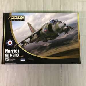 ②一部ランナー外しあり　プラモデル　KINETIC GOLD　1/48　ハリアー　Harrier GR1/GR3 2in1　キネティック