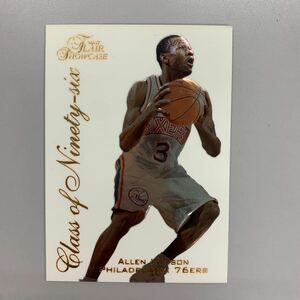 Fleer 96-97 NBAカード ALLEN IVERSON アレンアイバーソン FLAIR SHOWCASE 96-97　バスケットボール　フィラデルフィア76ers