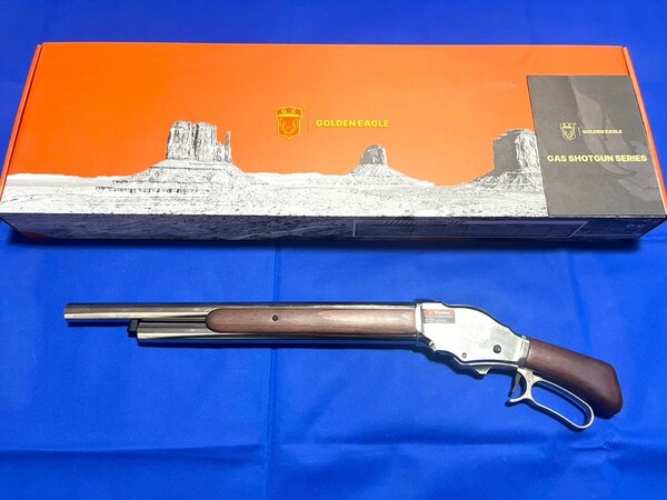 処分　Golden Eagle M1887 Gas Shell Ejecting Shotgun (SV)ウィンチェスター ショットガン ガスガン