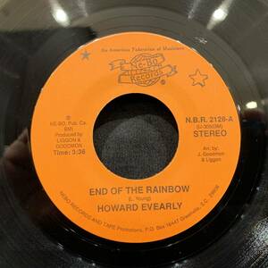 【EP】Howard Evearly - End Of The Rainbow / Get Your Self Together 1991年US盤 Ne-Bo Records N.B.R 2128