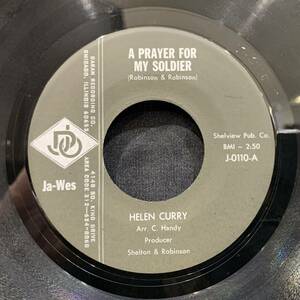 【EP】Helen Curry - A Prayer For My Soldier / Sad And Blue US盤 Ja-Wes J-0110