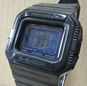 CASIO G-SHOCK GW-5500 電波 ソーラー デジタル 腕時計 メンズ ブラック 反転液晶