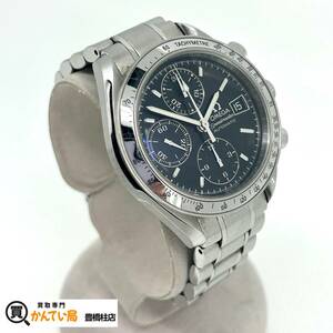 OMEGA SPEED MASTER AUTOMATIC AT メンズ 腕時計 オメガ スピードマスター メタルバンド クロノグラフ デイト 箱付 腕周り約15cm