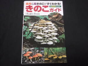 送料140円　食用&毒きのこがすぐわかる! 　きのこガイド　全220アイテム　小宮山勝司　伊沢正名 写真　図鑑　