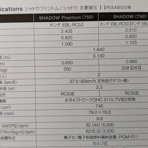 シャドウ750 (RC53, RC50, RC56) 車体カタログ＋カスタマイズ 2009年10月 SHADOW Phantom 古本・即決・送料無料 管理№ 6638 Uの画像8