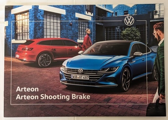 アルテオン　車体カタログ　November,2022　ArteoN Shooting Brake　TSI 4MOTION R-Line　古本・即決・送料無料　管理№ 6660 CB05