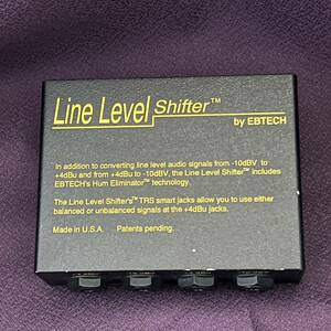 送料無料 EBTECH Line Level Shifter ラインレベル　シフター アメリカ製 Made in U.S.A. 高性能トランス搭載 ライントランス