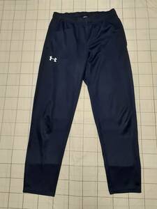 UNDER ARMOUR アンダーアーマー UA TS ウォームアップ ジャージ ロングパンツ size M ネイビー 美品 1314112