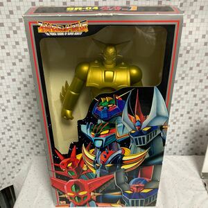 goo【未使用】マーミット スーパーロボット烈伝 ゲッターロボ ゲッター1 ゴールドver ビッグサイズソフビフィギュア 高さ約40cm