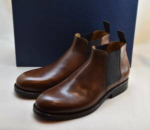 JALAN SRIWIJAYA ジャランスリワヤ グッドイヤー式　CHELSEA BOOT　ショートサイゴア　茶カーフ　98822-7.5　26-26.5cm相当　未使用品