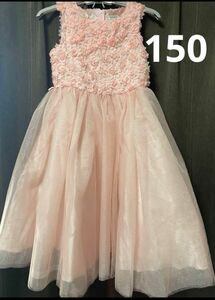 キャサリンコテージ　ドレス　150 ピンク　ノースリーブ　 ピアノ発表会 フォーマル カラードレス 子供ドレス