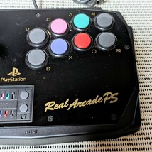 HORI HPS-10 Real Arcade PS ホリ プレイステーション用 リアルアーケード ジョイスティックHPS-10 動作未確認 現状品_画像3