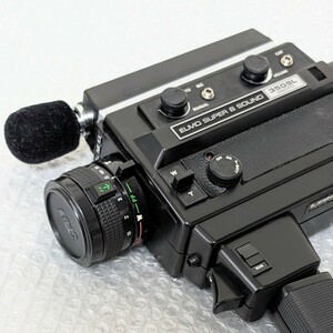 当時物 ELMO SUPER 8 SOUND 350SL MACRO エルモ 8ミリフィルムカメラ　動作未確認　現状品