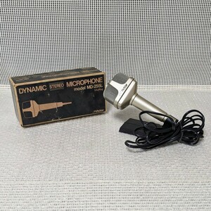 VICTOR DYNAMIC STEREO MICROPHONE MD-255L ビクター ダイナミック ステレオ マイクロフォン MD-255L 動作未確認　現状品