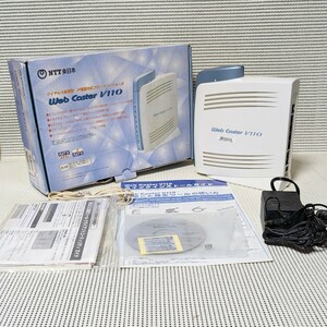 NTT東日本 Web Caster V110 ウェブキャスターV110 ワイヤレス拡張型 IP電話対応ブロードバンドルーター 無線LANルーター 通電のみ確認