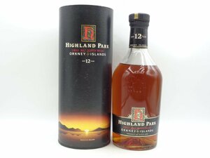 HIGHLAND PARK 12年 ハイランドパーク オークニーアイランド シングルモルト スコッチ ウイスキー 箱入 未開封 古酒 1000ml 43% X258128