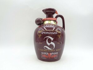 SPRINGBANK スプリングバンク キャンベルタウン モルト スコッチ ウイスキー 特級 陶器 未開封 古酒 750ml C109474