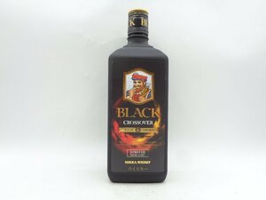 BLACK NIKKA CROSSOVER ブラック ニッカ クロスオーバー リッチ ＆ スモーキー ウイスキー 700ml 43％ 国産 未開封 古酒 X254218