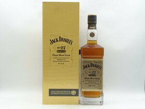 JACK DANIEL'S NO.27 GOLD Maple Wood Finish ジャック ダニエル ゴールド メープルウッド フィニッシュ ウイスキー 箱入 700ml Q10044