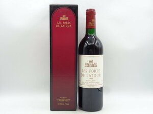 LES FORTS DE LATOUR 1993 レフォール ド ラトゥール セカンド ポイヤック 赤ワイン 箱入 750ml 12.5％ 未開封 古酒 H15401