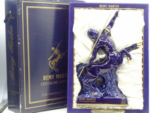 【同梱不可 REMY MARTIN CENTAURE LIMOGES レミーマルタン セント リモージュ ケンタウロス 青 陶器 箱入 C109809