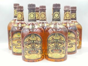 ST【同梱不可】シーバスリーガル12年 9本セット (1000ml×1本 760ml×3本 750ml×3本) 未開栓 古酒 Z039267