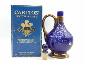 CARLTON カールトン 14年 スペシャル スコッチ ウイスキー 陶器 特級 750ml 43% 箱入 未開封 古酒 C109915