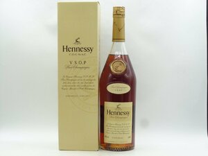 HENNESSY VSOP ヘネシー スリムボトル コニャック ブランデー 1000ml 箱入 未開封 古酒 X237109