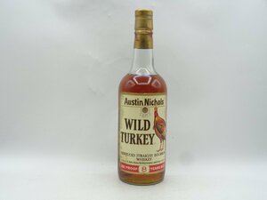 WILD TURKEY 8年 ワイルド ターキー ケンタッキー バーボン ウイスキー 金キャップ 750ml 50,5% 未開封 古酒 P29329