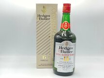 ST【同梱不可】 HEDGES BUTLER 15年 ヘッジスバトラー ロイヤル スコッチ ウイスキー 750ml 43%未開栓 古酒 Z042096_画像1