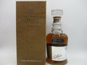 【1円】～ NIKKA WHISKY FORTUNE ニッカ ウイスキー フォーチュン ’80 750ml 43% 箱入 国産 未開栓 古酒 ※液漏れ有 Q11037