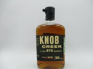 KNOB CREEK RYE WHISKY ノブ クリーク ライ ウイスキー 未開封 古酒 750ml 50％ C109625