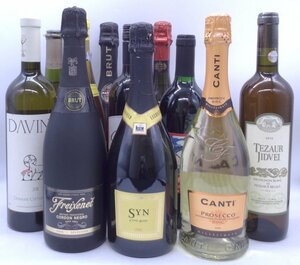 【同梱不可】1円スタート ワイン 等 12本セット フレシネ コルドン ネグロ CAVA 等 古酒 B64302