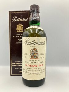 ST【同梱不可】Ballantine’ｓ バランダイン 17年 ベリーオールド 0.75L 40％ 未開栓 古酒 Z042092