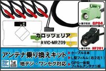 フィルムアンテナ GPS一体型ケーブル セット 地デジ ワンセグ フルセグ カロッツェリア carrozzeria 用 AVIC-MRZ09 対応 高感度_画像1