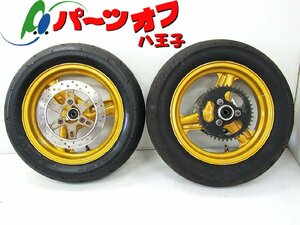 中古現状 ホンダ NSR50 前期 ★ 純正ホイール 前後セット 12インチ フロントホイール リアホイール 塗装品 Nチビ