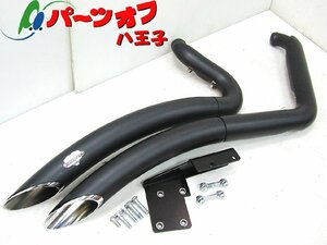 中古 VANCE＆HINES ★ 46077 ソフテイル ビッグラディウス 2into2 フルエキゾーストマフラー FLSB FLSL FXBB FXFB FXLR ヘリテイジ