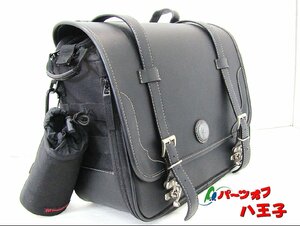 中古現状 デイトナ ヘンリービギンズ ★ 97093 DHS-6 サドルバッグ 12L コンチョ ボトルホルダー付 サイドバッグ