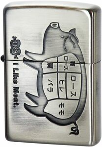 ZIPPO ジッポ― zippo ジッポーライター アイ ライク ミート ブタ ニッケル Ni