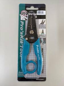 Pro'sKit　8PK-3002D　精密ワイヤーストリッパー　AWG 20/18/16/14/12/10 0.8-2.6mm