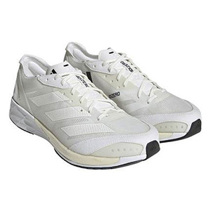 アディダス 26cm アディゼロ ジャパン 7 M ホワイト 税込定価15400円 adidas ADIZERO JAPAN 7 M メンズ ランニングシューズ 白 ①