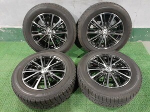 weds Fang GYCE 16x6.5J +53 PCD114.3 5穴 ヨコハマ アイスガードIG50 215/60R16 4本セット 中古 売切!!