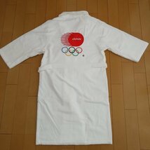 定価11000円　新品タオル地バスローブ 公式ライセンス 東京オリンピック　東京2020オリンピック　JOC五輪エンブレム_画像2