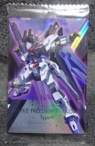 SR 1-018 ストライクフリーダムガンダム弐式⑤★機動戦士ガンダムSEED FREEDOMウエハース バンダイ 劇場版 メタリックプラカード