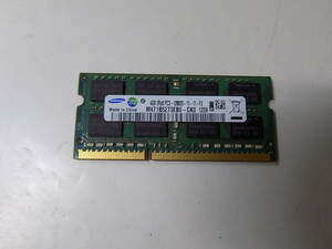 ★ノート用メモリー　DDR3　PC3-12800S 4GB 1枚　送料63円～