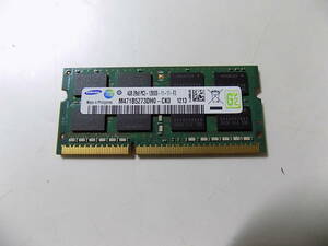 ☆ノート用メモリー　DDR3　PC3-12800S 4GB 1枚　送料63円～