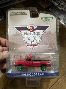 グリーンマシーン　greenlight INDIANAPOLIS 500 may 26 1991 DODGE RAM グリーンライト　インディアナポリス　ダッジ　ラム